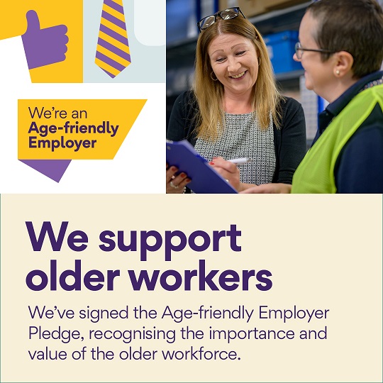 Lincolnshire Co-op is an age-friendly employer!